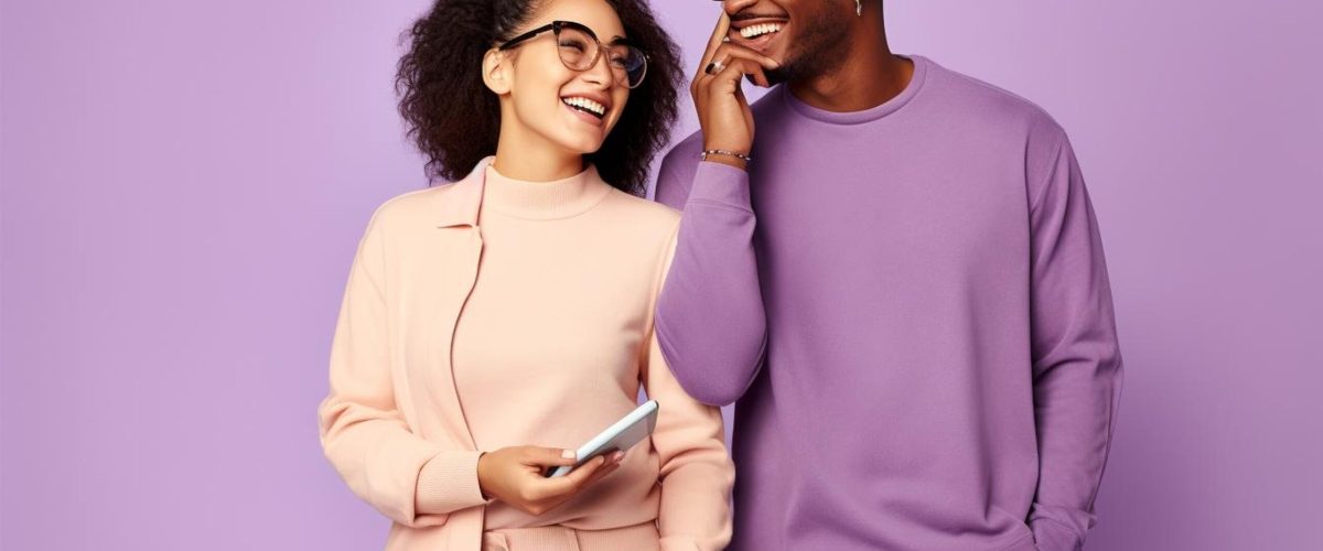 man-woman-are-smiling-woman-purple-sweater